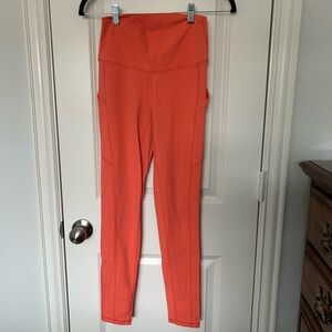 Kady Luxe coral leggings